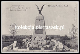 Widokówka - Pomnik Strzelców oleśnickich